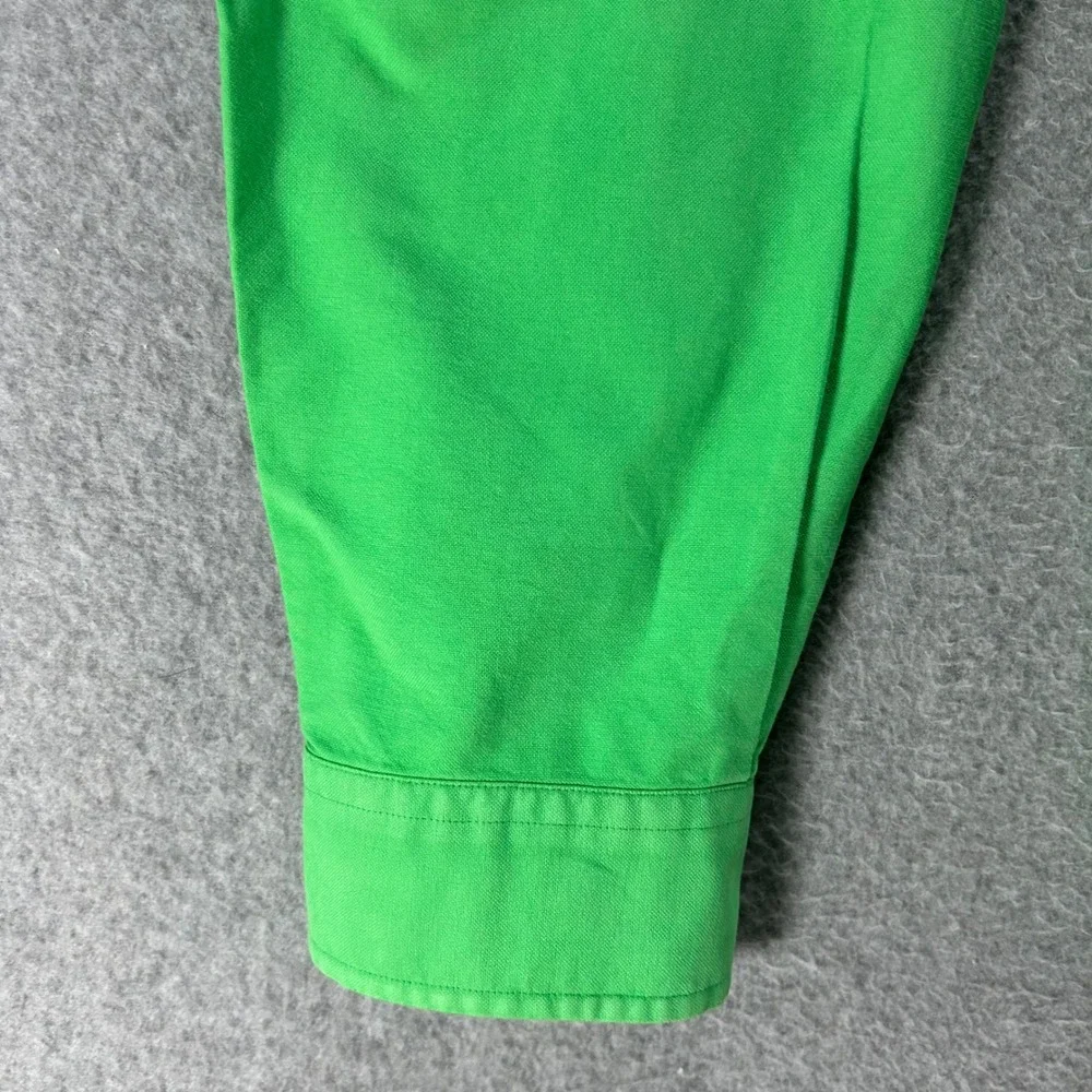 Ralph Lauren Button Down Shirt Mens XXL Green Cotton Preppy Classic Fit - Picture 9 of 16